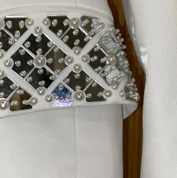 David Koma Embellished Tailored Mini Dress - Picture 6 of 11